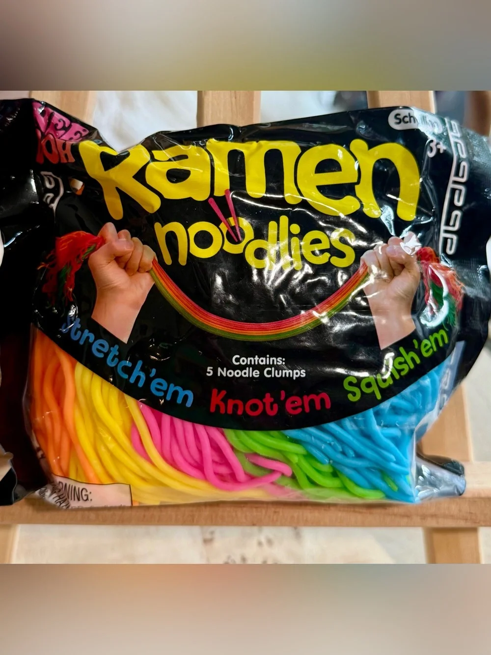 NeeDoh Ramen Noodles Display Box w/ 12 Sealed Packs Schylling Viral